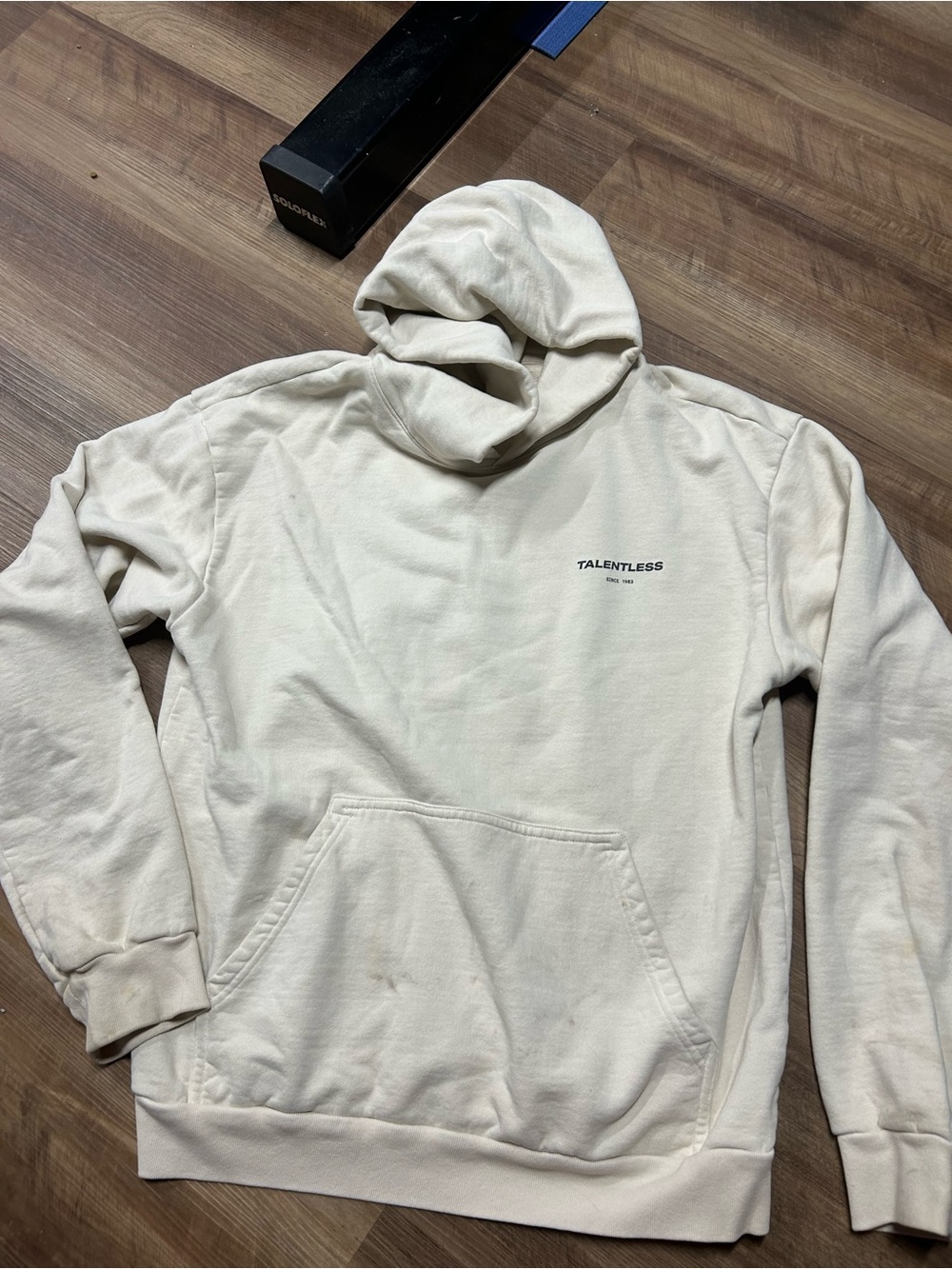 TALENTLESS Cream Hoodie